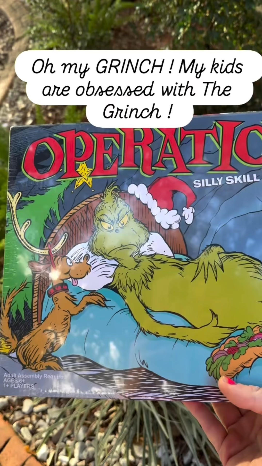 Okay but HOW FUN is this?! The Walmart exclusive Grinch Operation Board Game is officially the cutest holiday game ever 😍💚 Perfect for cozy family game nights — full of giggles, snacks, and Christmas magic!
✨ Grab yours before they sell out (they always do fast!)
🎁 Comment GRINCH and I’ll send you the link!
Let’s make game night a little more merry and a lot more Grinchy! 🎄💚

#WalmartFinds #WalmartExclusive #WalmartDeals #FamilyGameNight #HolidayFun #ChristmasFinds #GrinchGame #Grinchmas #HolidayGames #LTKHoliday #LTKKids #LTKGiftGuide #GiftIdeas #AffordableFinds #MomLife #ChristmasVibes #CozyNightIn #FamilyTime #HolidayTraditions #ViralWalmartFind 

#LTKSeasonal #LTKU #LTKFamily
