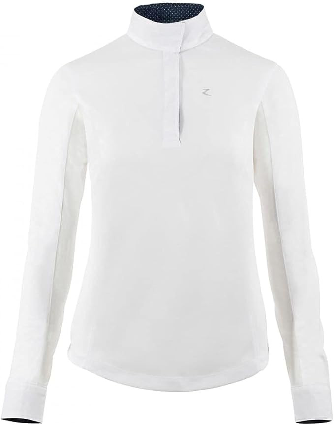 HORZE Blaire Women's Long Sleeved Nanotex Equestrian Riding Competition Show Shirt with UPF 30+ U... | Amazon (US)