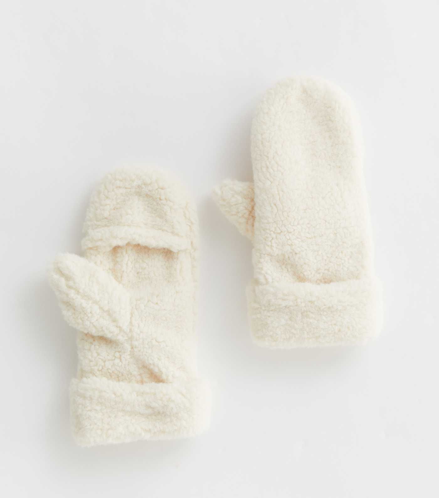 Girls Cream Teddy Borg Mittens
						
						Add to Saved Items
						Remove from Saved Items | New Look (UK)