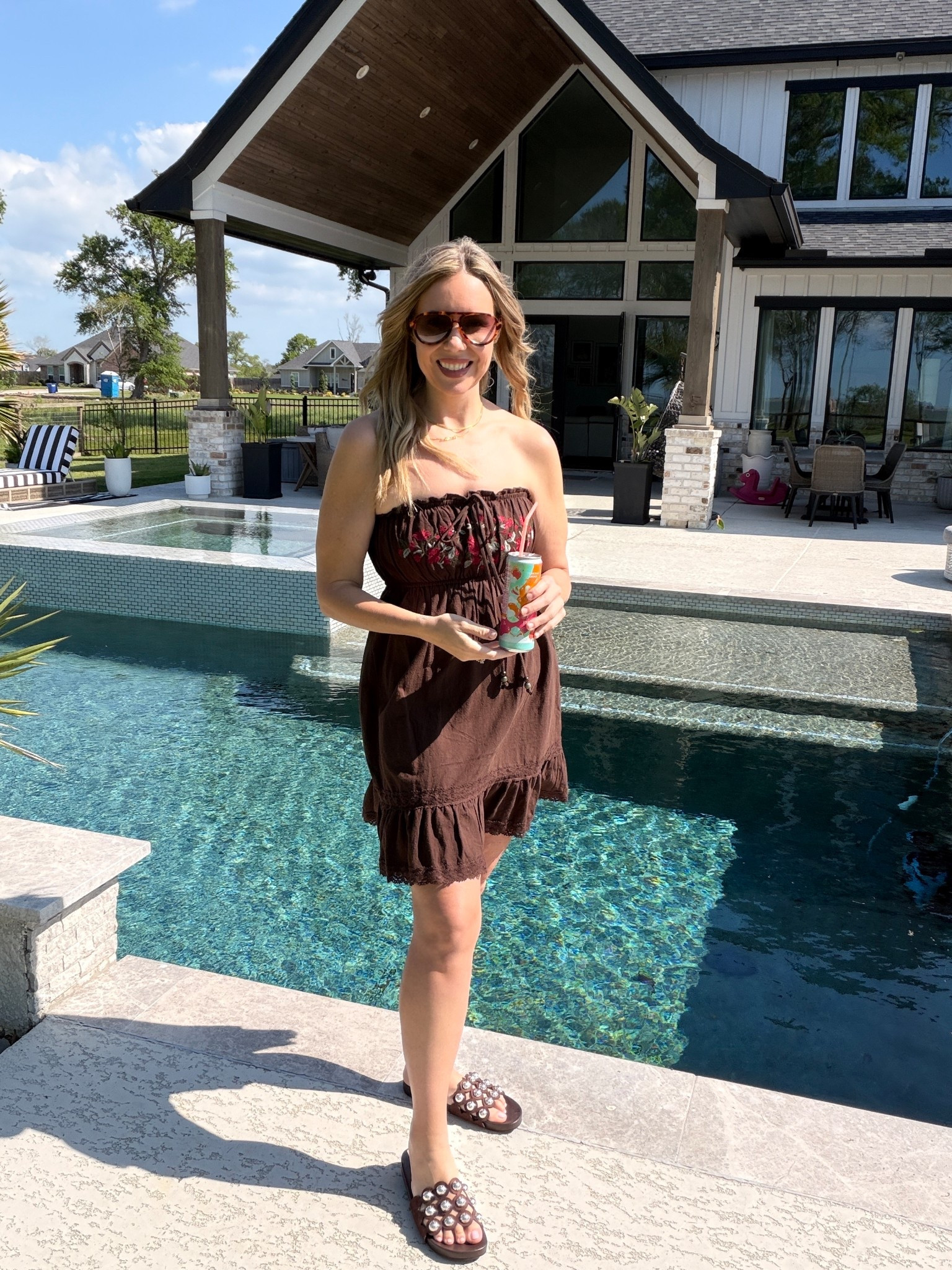 This strapless dress is TTS and this was a small. Would be cute for a swimsuit coverup or cute with cowgirl boots too!

#LTKSwim #LTKootd #LTKFestival