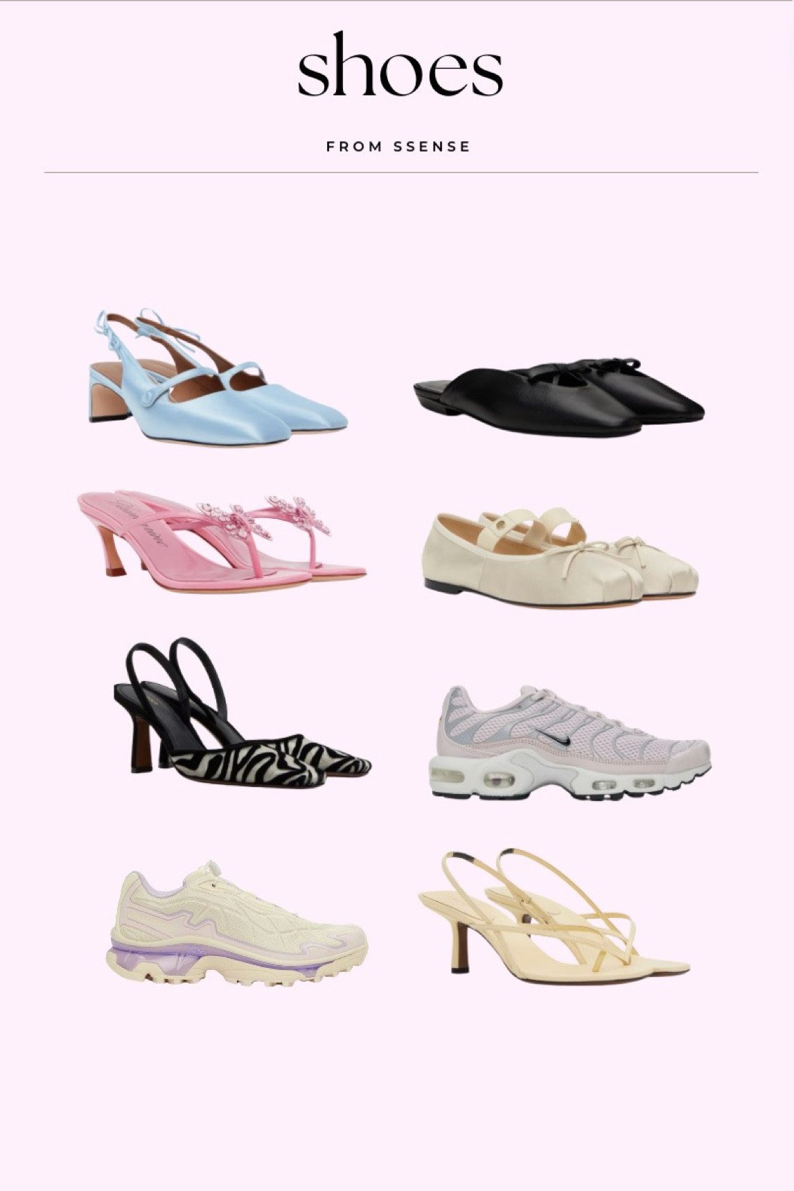 shoes from ssense 🩰

#LTKSeasonal #LTKStyleTip #LTKShoeCrush
