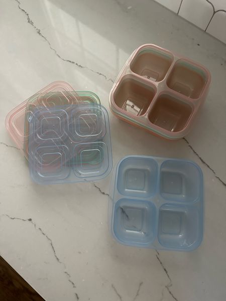 snagged a fresh set of our favorite little “lunchable” boxes – the set of 4 is on sale for $11 so definitely more affordable than bentgo – we dishwash them, no problem. pastels, brights & jewel brights all available! 