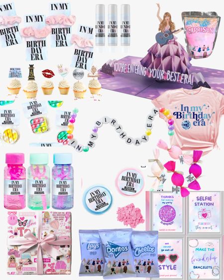 In my birthday era Taylor swift themed birthday kids birthday Taylor swift themed party gift bags taylorfest eras tour 

#LTKsalealert #LTKparties #LTKkids