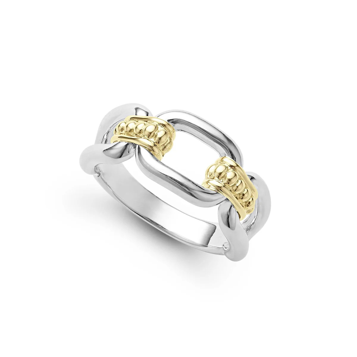Two-Tone Link Ring | LAGOS