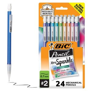 BIC Xtra Sparkle No. 2 Mechanical Pencils, Medium Point (0.7 mm), 24 ct | CVS Health