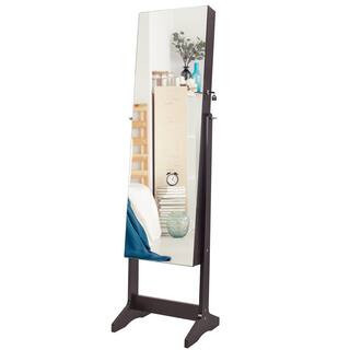 Mocha Brown Frameless Mirrored Jewelry Armoire By Hikolayae | 16.34" x 14.37" x 61.42" | Michaels® | Michaels Stores