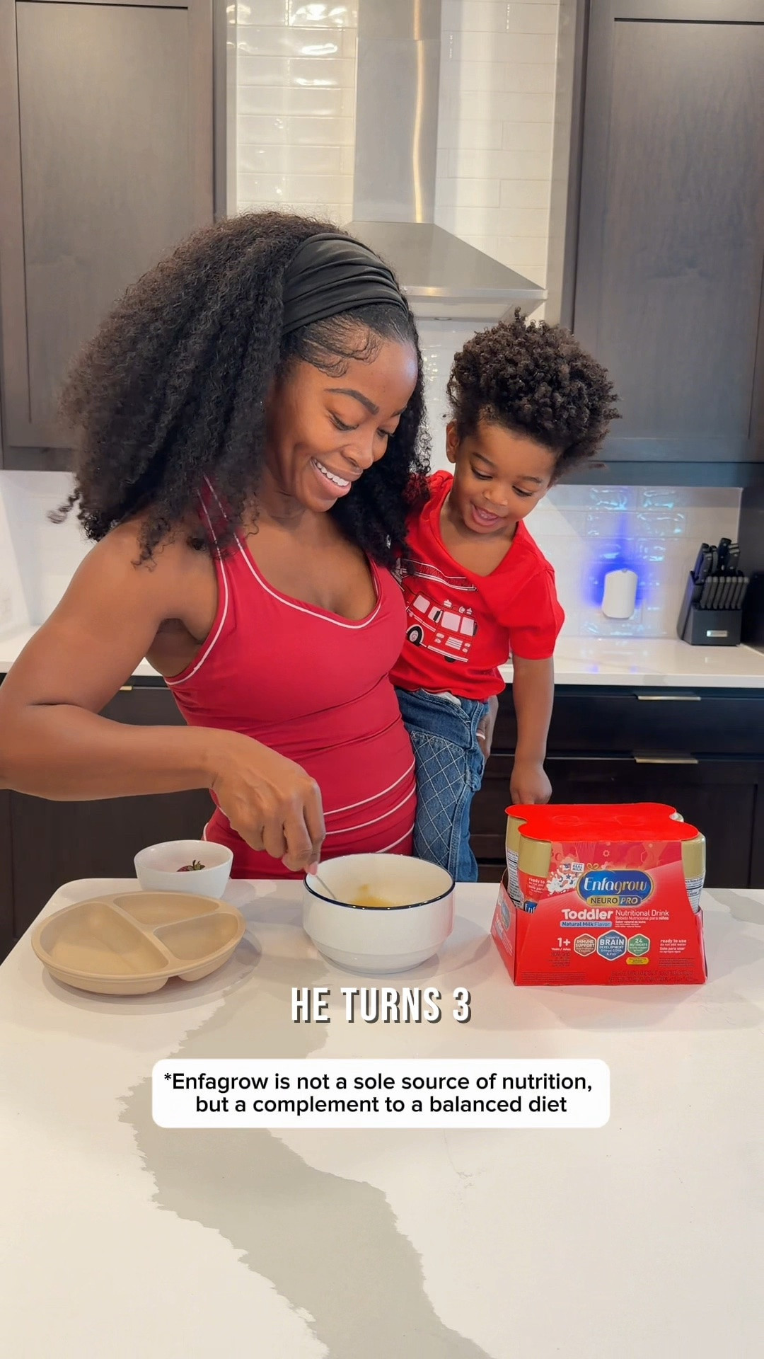 #ad Toddler mornings over here = unpredictable,a little chaotic, and very real 😅

Joshua has been in his picky era for a minute now, so I'm always looking for ways to support his nutrition without the pressure. That's why Enfagrow has been part of our routine.

Enfagrow toddler nutritional drinks can be paired with his meals to help complement what he's already eating. It has Engagrow's Brain Trio (DHA, iron, and protein), part of 22 key nutrients that support his growing body and brain
And whether we're at home or packing up for daycare, it's one less thing for me to worry about.

You can shop Enfagrow @target 🎯
Give it a try today 💃🏾 @enfamil

*Enfagrow is not a sole source of nutrition but a complement to a balanced diet.
#TargetPartner #MomLife #toddler