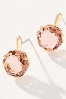 Hexagon Stone Post Earrings | Anthropologie (US)