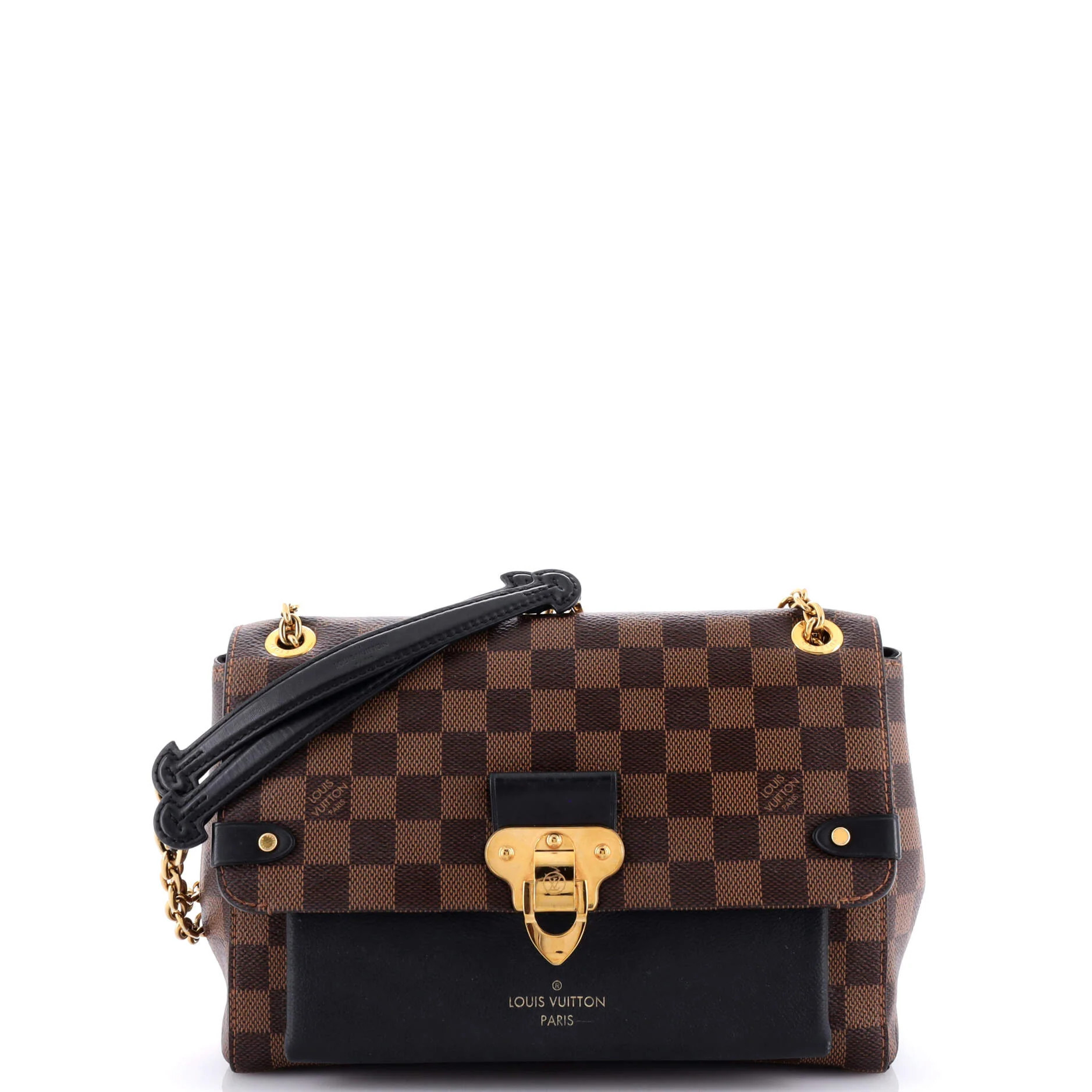 Vavin Handbag Damier with Leather PM | Shop Simon