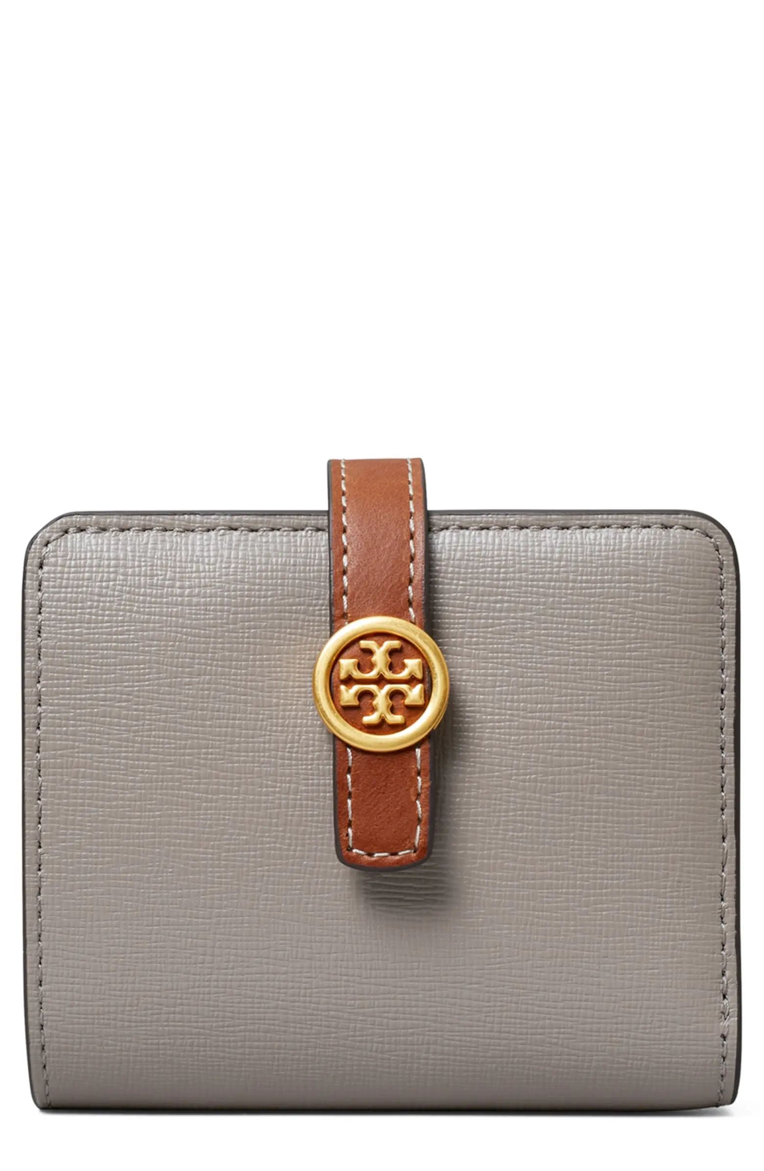Tory Burch Mini Robinson Leather Wallet | Nordstrom | Nordstrom
