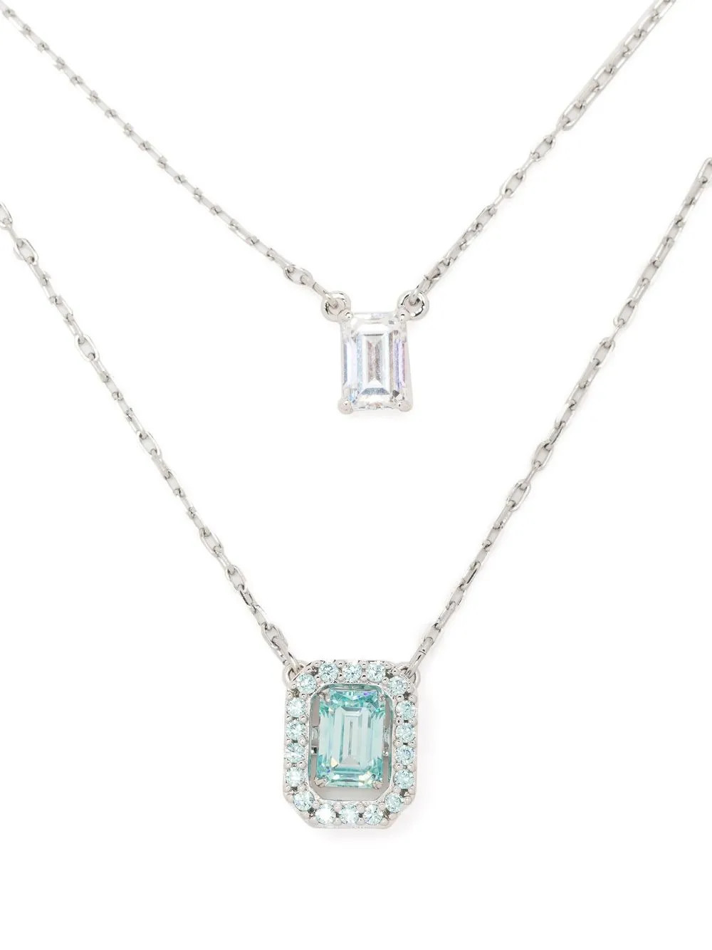 Millenia layered crystal necklace | Farfetch Global