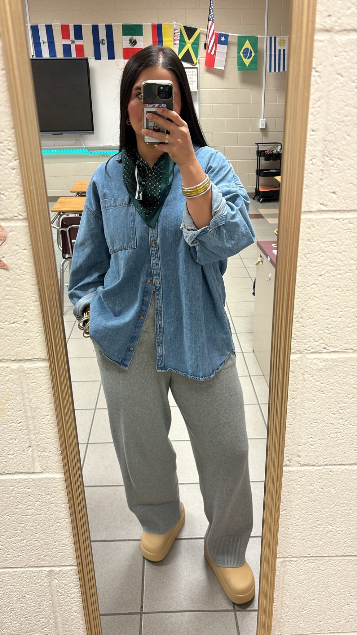 Totally different look without the jacket! 