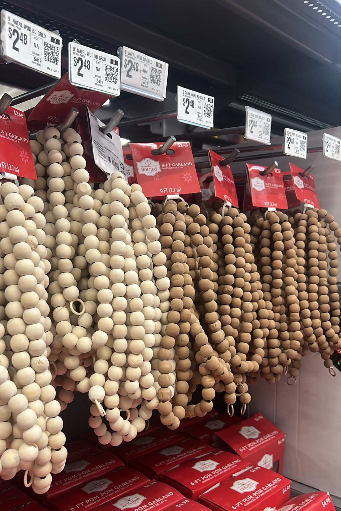 Wood bead garlands for Christmas and the holiday decor! I love to string these on our Christmas tree and fireplace mantle! Walmart has so many affordable finds.

#LTKHoliday #LTKFindsUnder50 #LTKHome