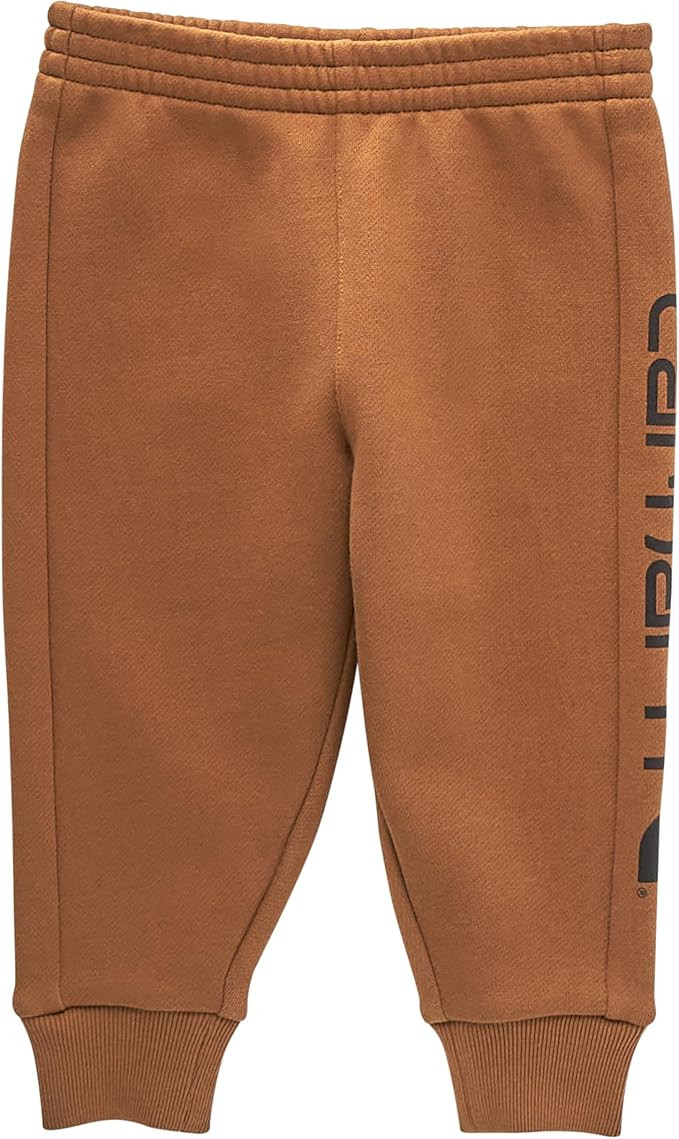 Carhartt Baby Boys' Fleece Joggers Sweatpants Knit Pants | Amazon (US)