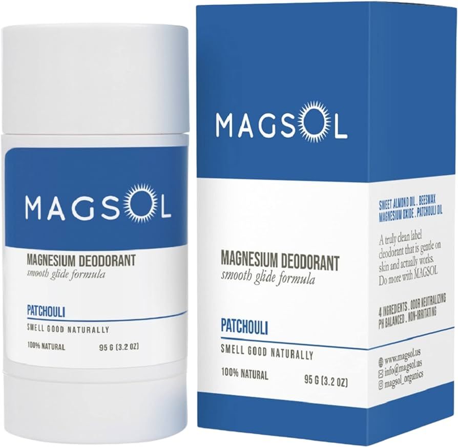 MAGSOL Natural Deodorant for Men & Women - Mens Deodorant with Magnesium - Perfect for Ultra Sens... | Amazon (US)