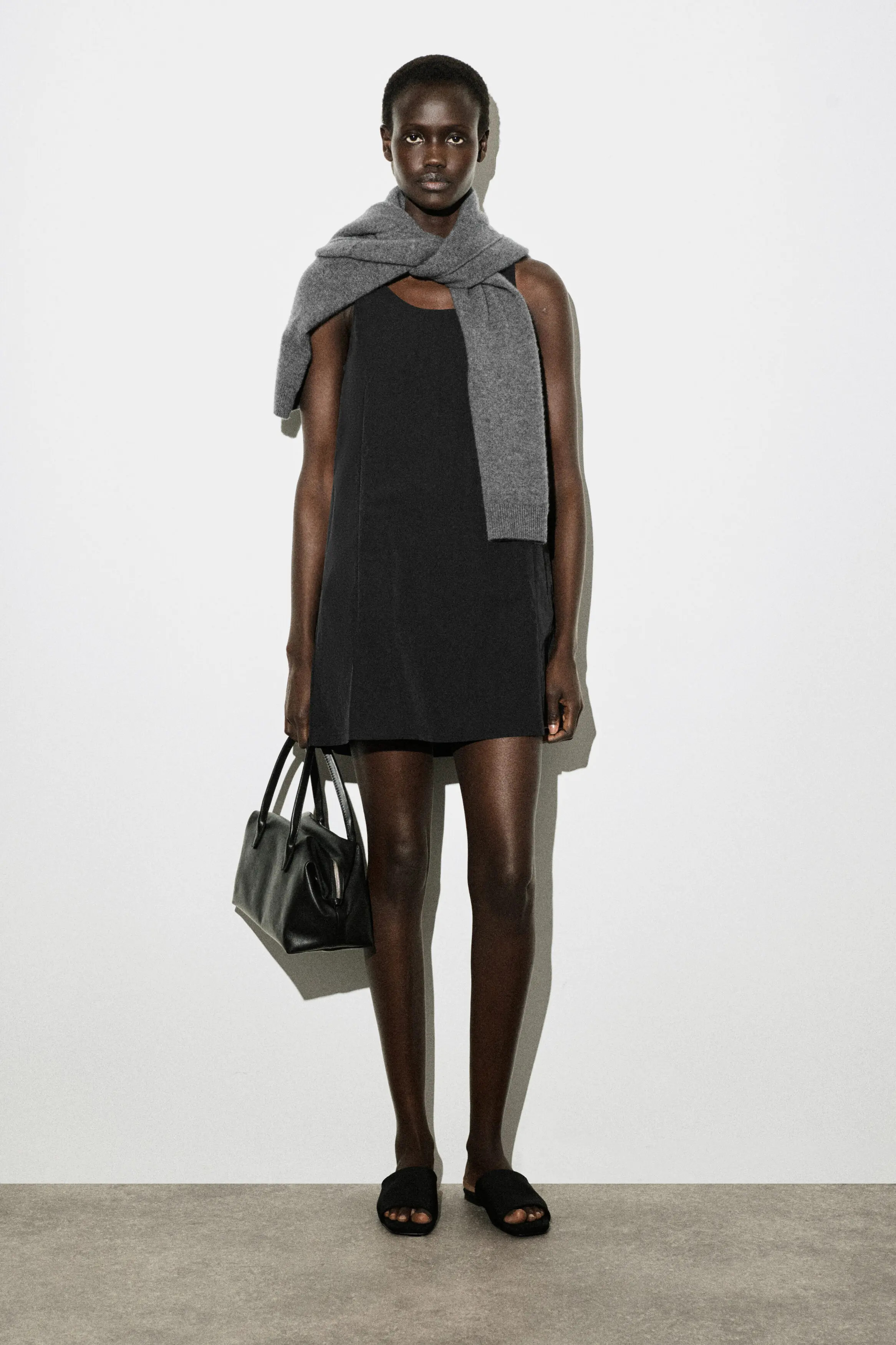 Jersey-paneled Nylon Mini Dress (Women) | Nordstrom | Nordstrom