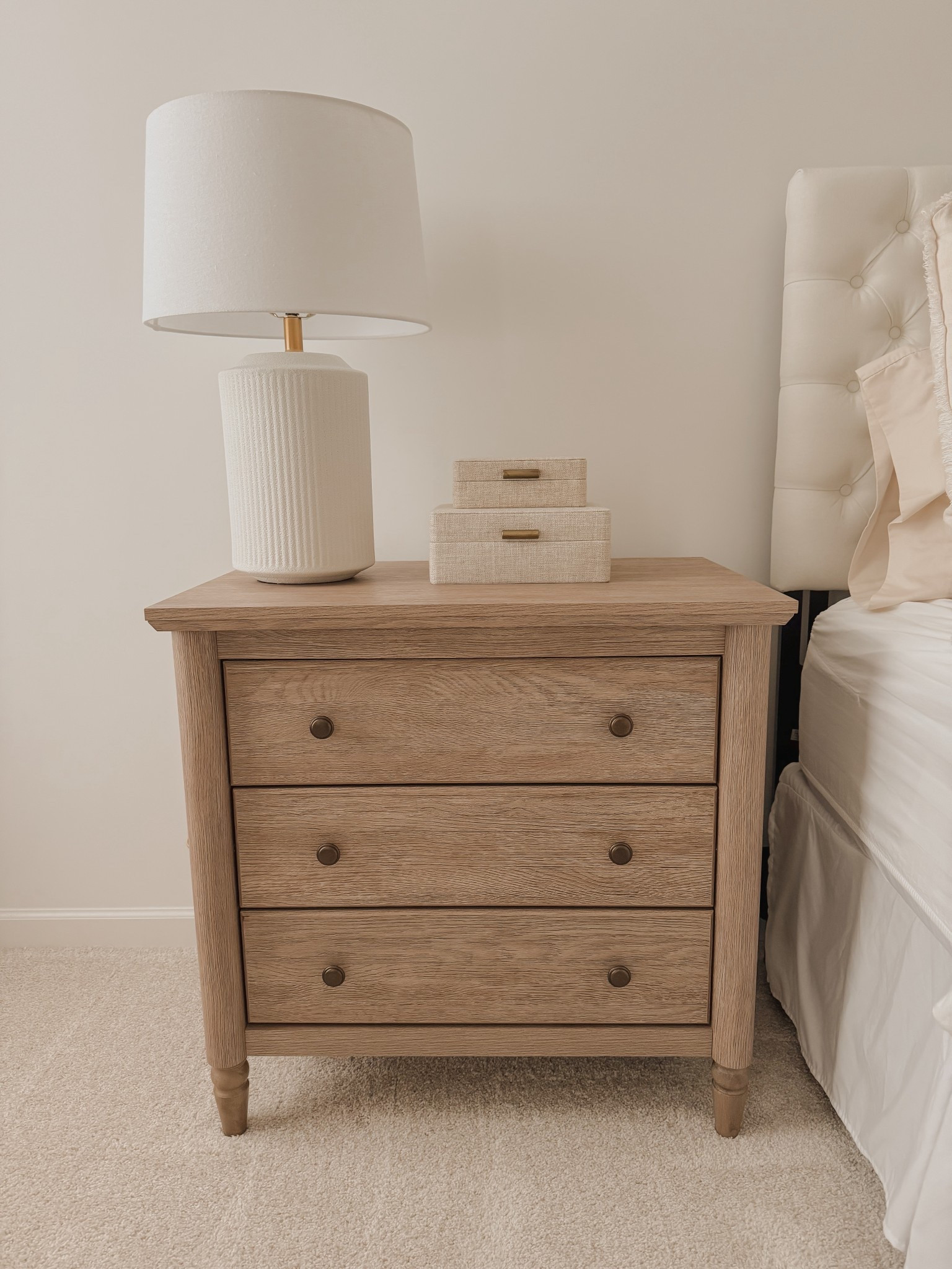 Walmart nightstands 🤍🤎

#LTKFindsUnder100 #LTKHome #LTKStyleTip