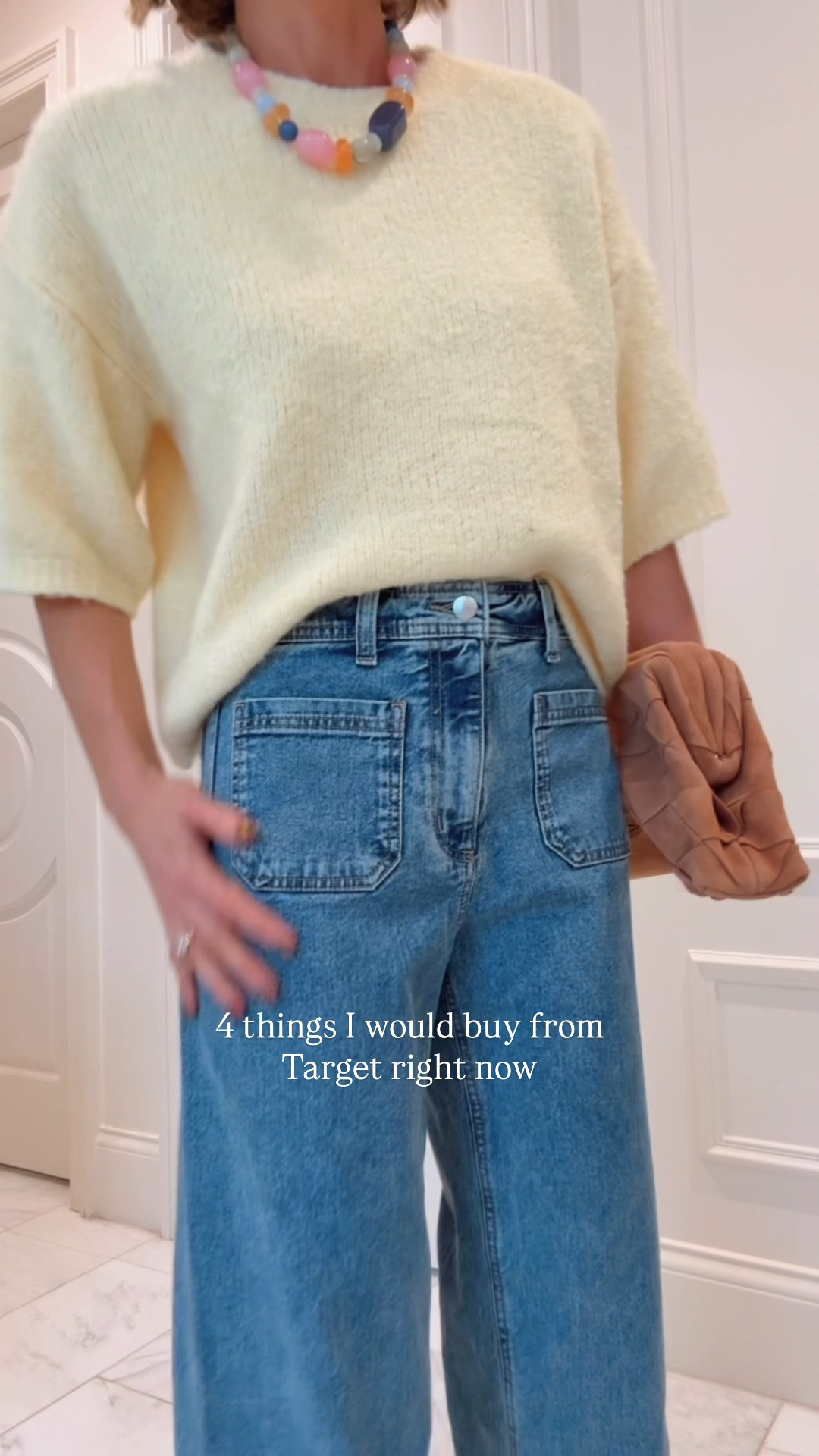 New spring arrivals at target in loving. Jeans fit tts wearing size 2 and too fits tts 