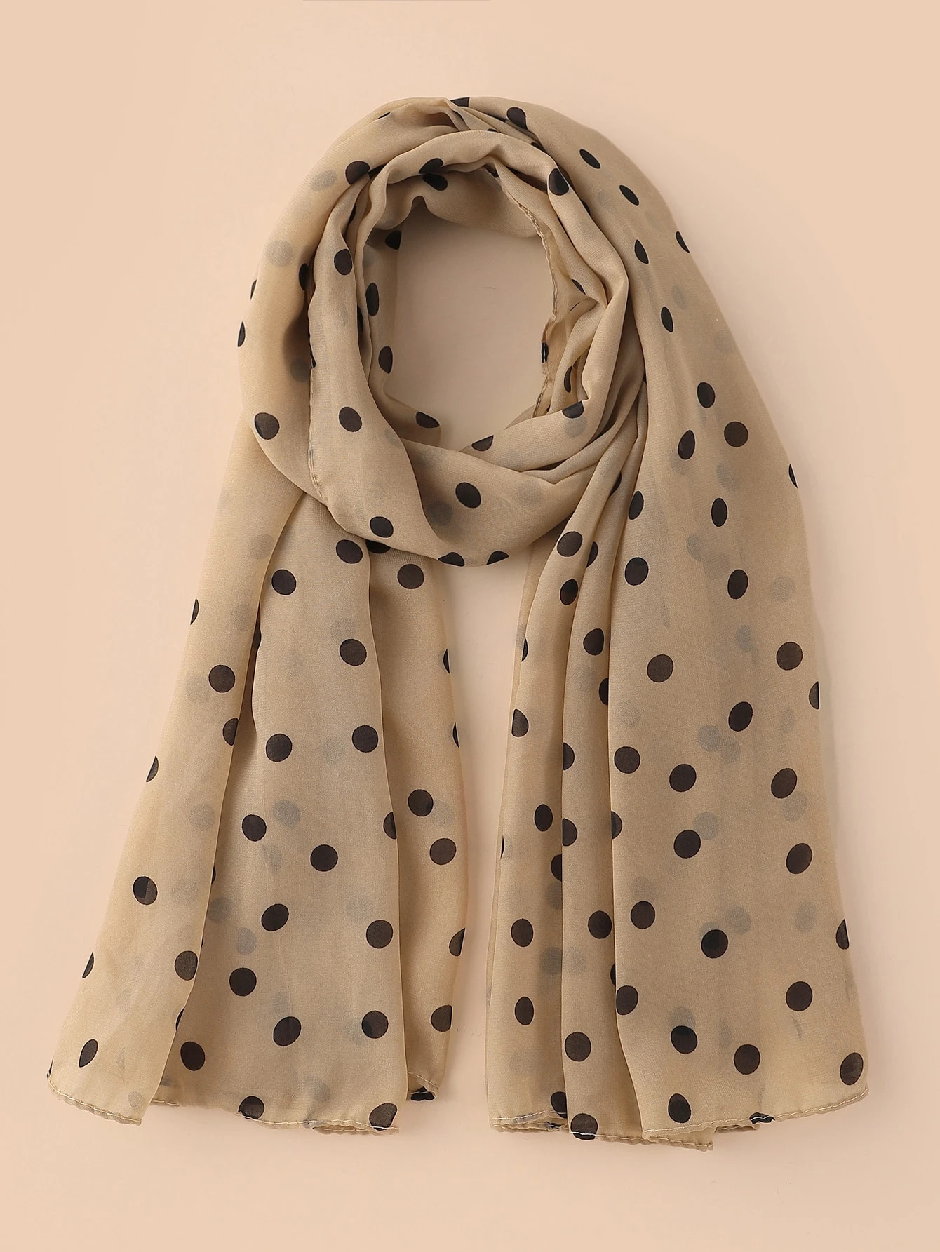Polka Dot Print Scarf
   SKU: swscarf18210203477      
          (4001 Reviews)
            US$2.... | SHEIN