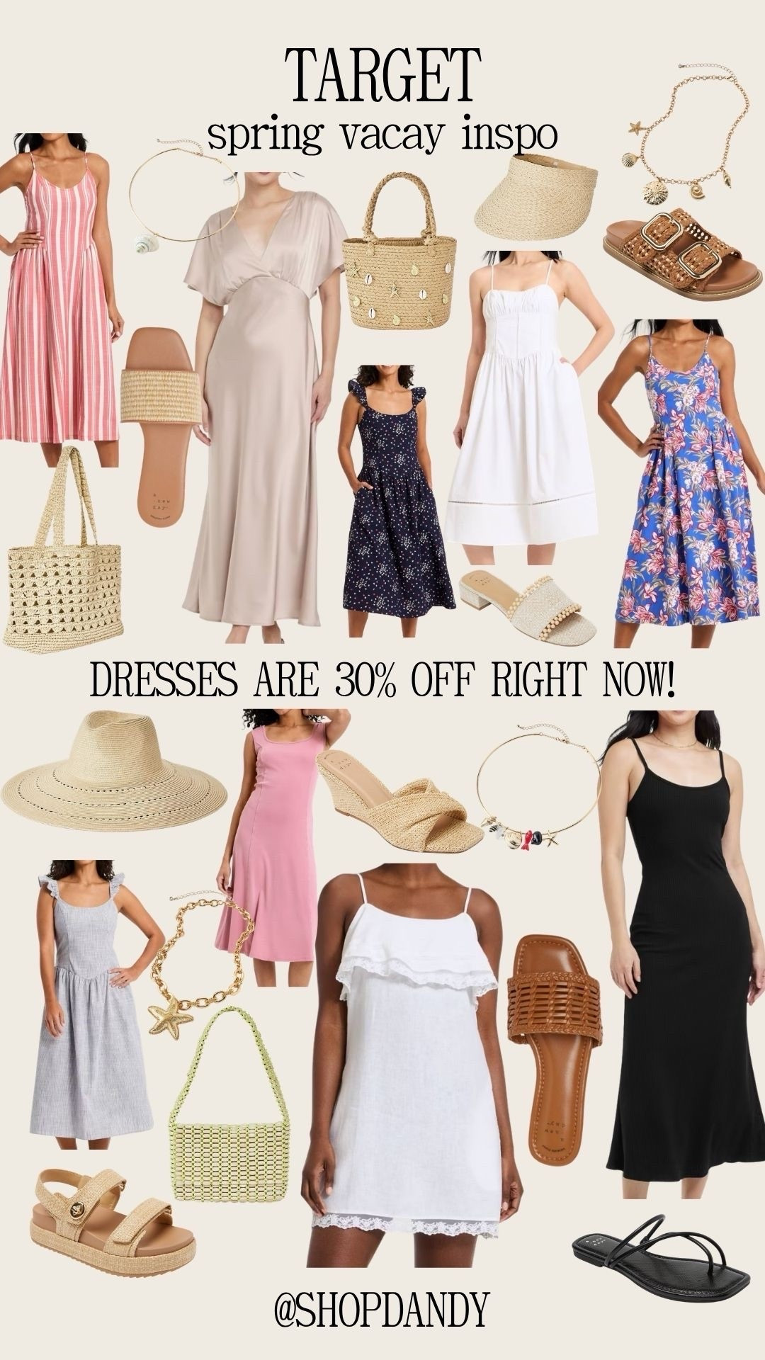 Target spring vacay inspo! And these dresses are 30% off right now!

#LTKootd #LTKSeasonal #LTKTravel