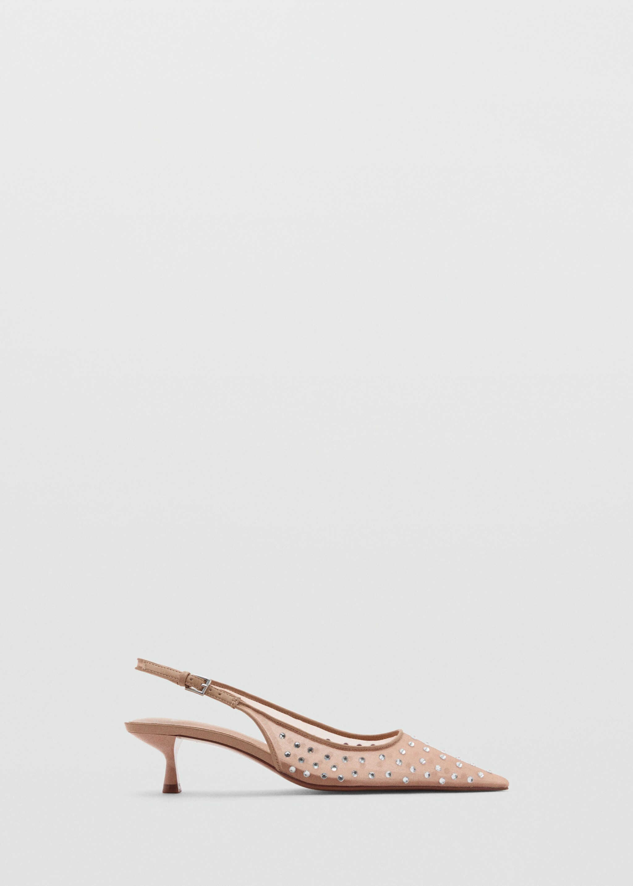 Transparent rhinestone pointed toe shoe - Women | MANGO USA | Mango (US/MX/AU)