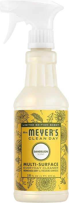 MRS. MEYER'S CLEAN DAY Multi-Surface Everyday Cleaner, Dandelion Scent, 16 Fl Oz Bottle | Amazon (US)
