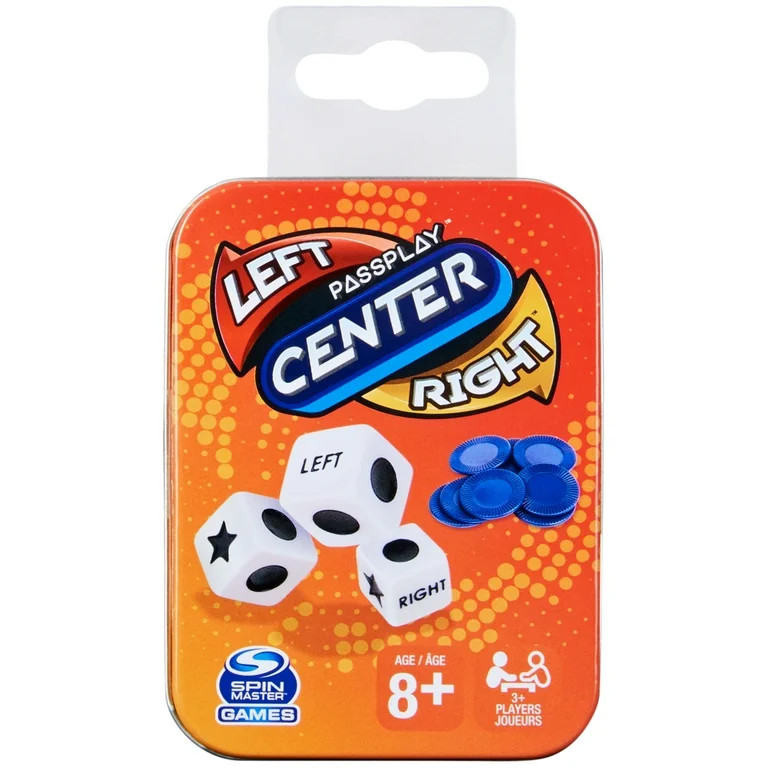 Passplay: The Game of Left Center Right in a Portable, Giftable Tin | Walmart (US)