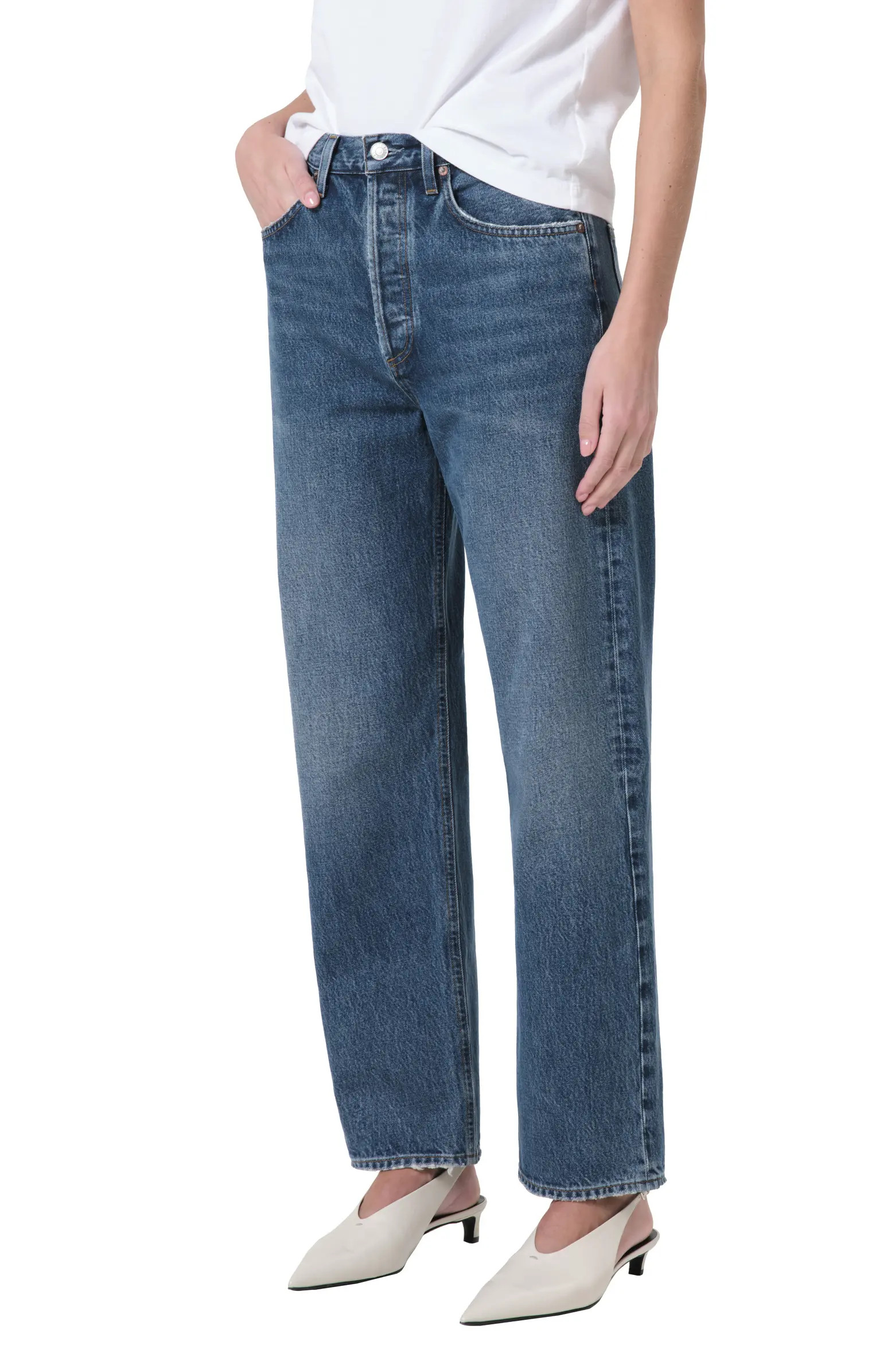 AGOLDE '90s Mid Rise Relaxed Straight Leg Jeans | Nordstrom | Nordstrom