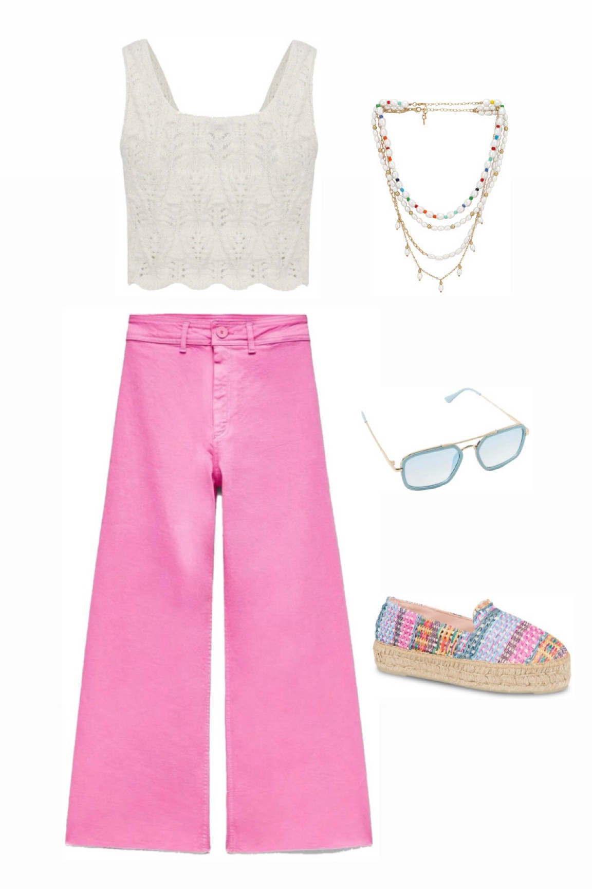 color summer outfit💘 jeans are zara:)

#LTKSeasonal #LTKunder100 #LTKshoecrush