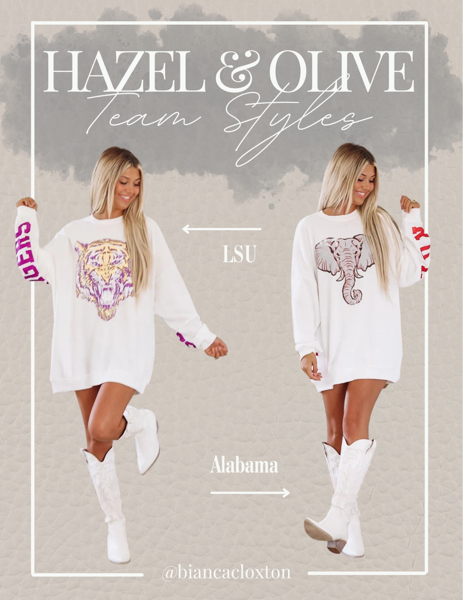 SELLING FAST! ✨ Oversized Glitter Team Sweatshirts!! 🏈

Roll Tide, Alabama, crimson Tide, football, game day, tailgate, tailgating, LSU, Louisiana State, Tigers 

 

#LTKSeasonal #LTKBacktoSchool #LTKFind