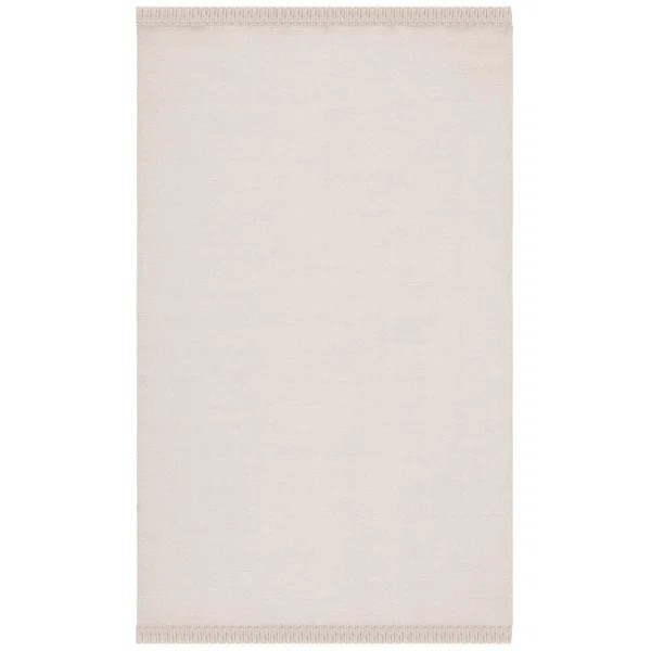 Hand-Loomed Cotton/Wool Beige Area Rug | Wayfair Professional