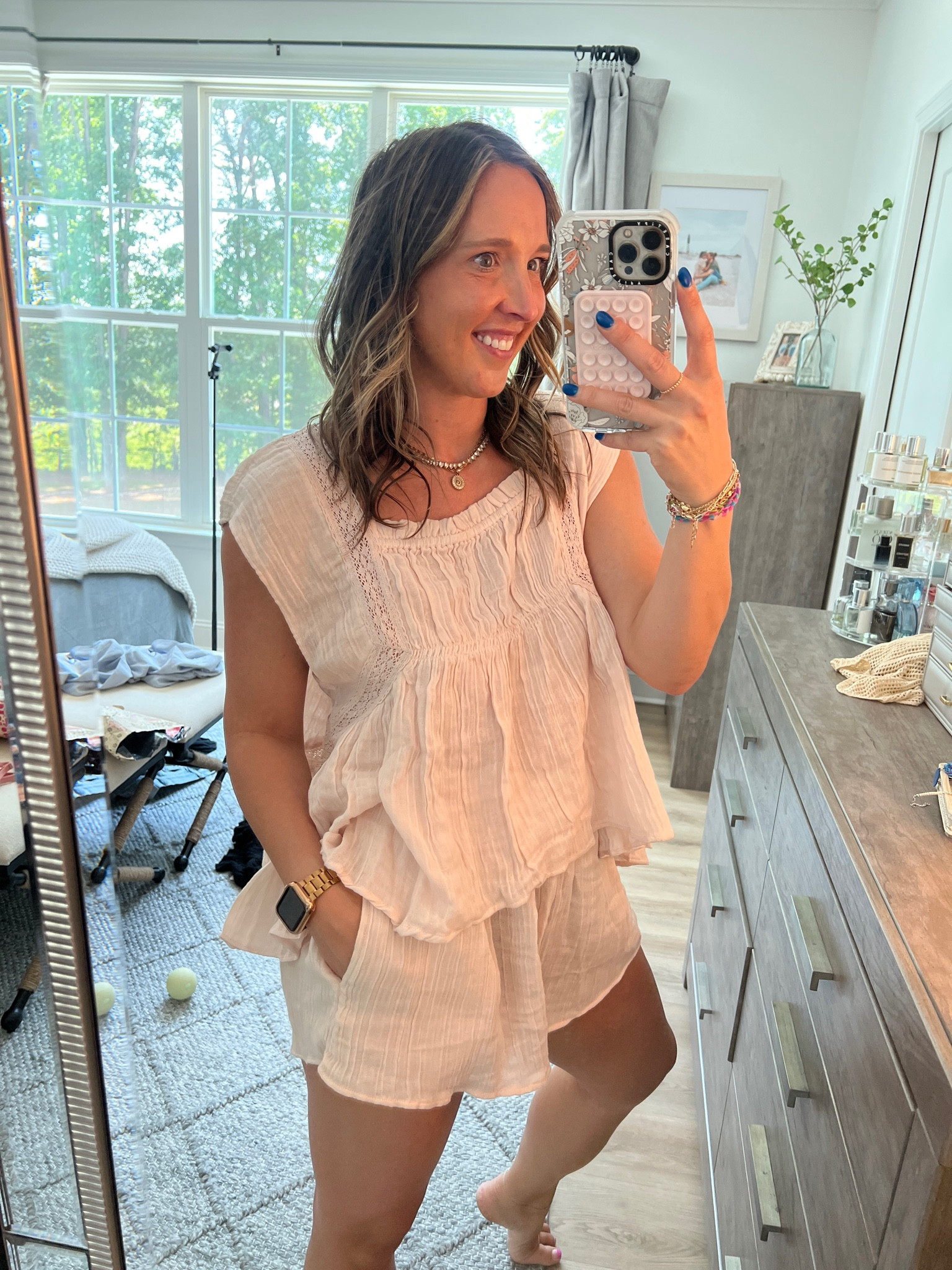 Another free people set I’m in love with this one is sheer but it’s
Perfect for the beach

In a size small 

#LTKSeasonal #LTKFind #LTKGiftGuide