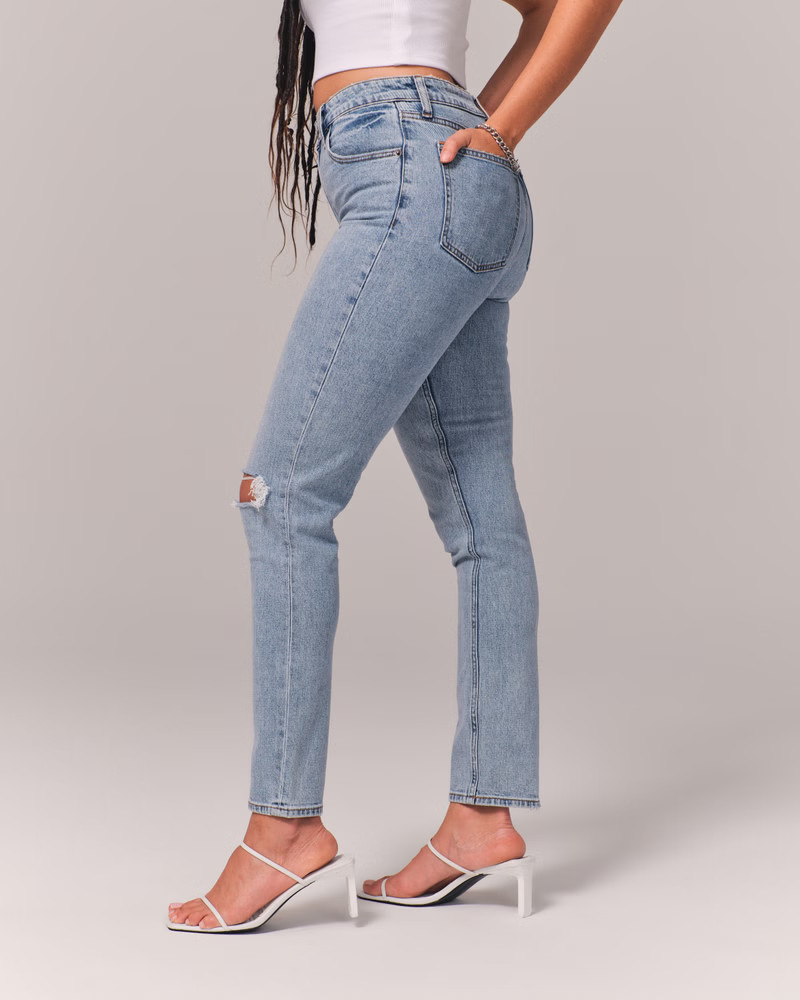 Curve Love High Rise Skinny Jean | Abercrombie & Fitch (US)