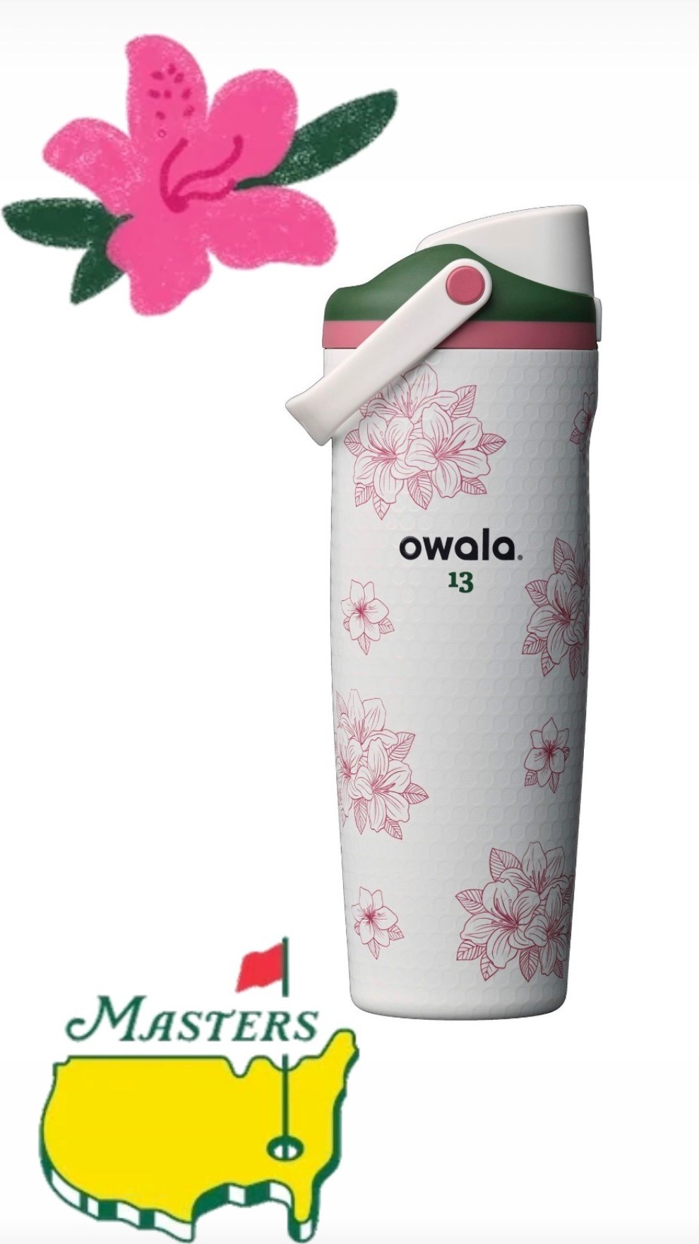Owala Azalea Masters Limited Edition Golf 30oz Water Bottle 🌺 🌺 ⛳️ 

#LTKKids #LTKTravel #LTKmomlife