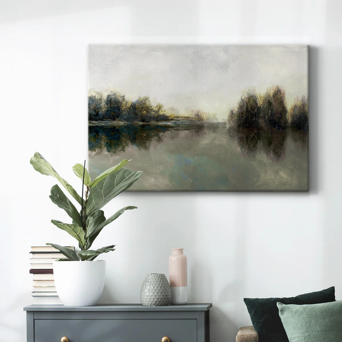 Rainy Sunset-Gallery Wrapped Canvas | Wayfair North America