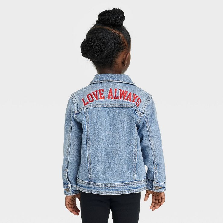 Toddler 'Love Always' Jacket - Cat & Jack™ Blue | Target