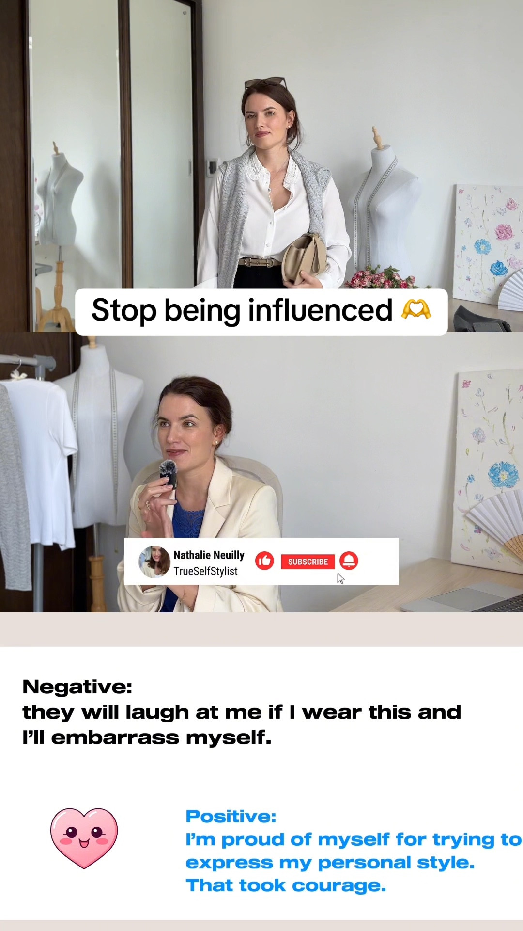 Hello friends, hope you have a wonderful day ❤😊 I’ve been planning to film this video for a very long time and I’m really happy for it to go live! 
For anyone who is struggling to hear your inner voice, find your personal style, you’re not alone 🫶 I really hope my tips will remind you how important it is to embrace your uniqueness and accept who you’re ❤ 
Thank you for watching! And I’d really appreciate if you could leave me a quick comment if you like it 🫶

#LTKVideo #LTKStyleTip
