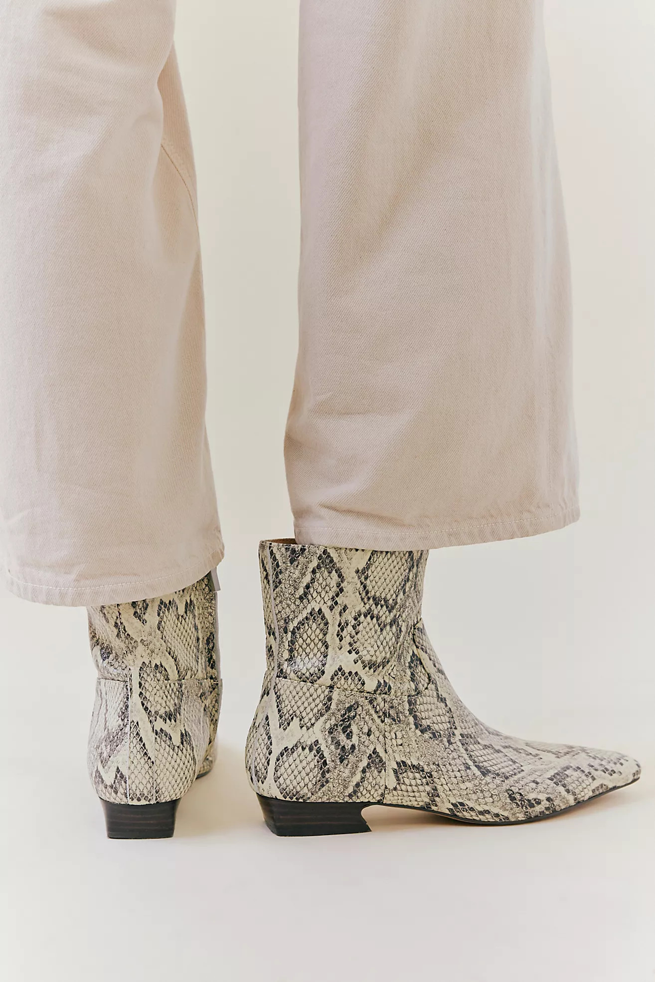 Easy Does It Snake Print Boots | Free People (Global - UK&FR Excluded)