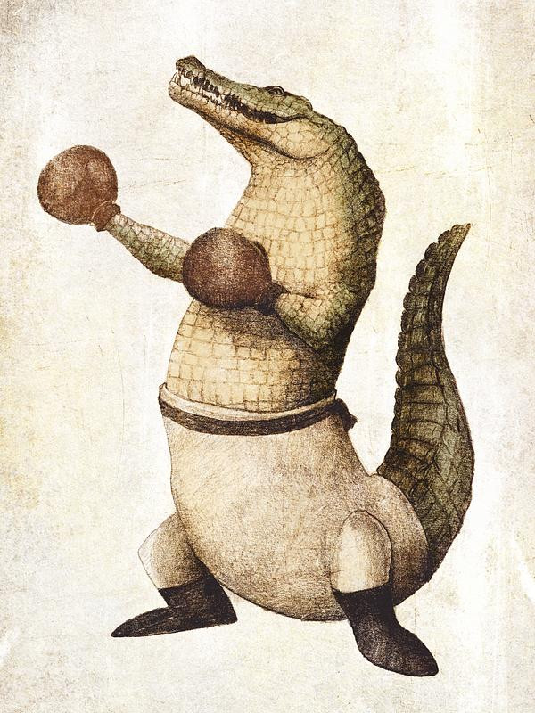 Punching Predator | Artfully Walls