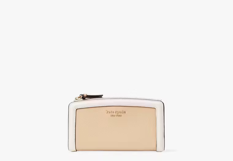 Knott Colorblocked Zip Slim Wallet | Kate Spade (US)