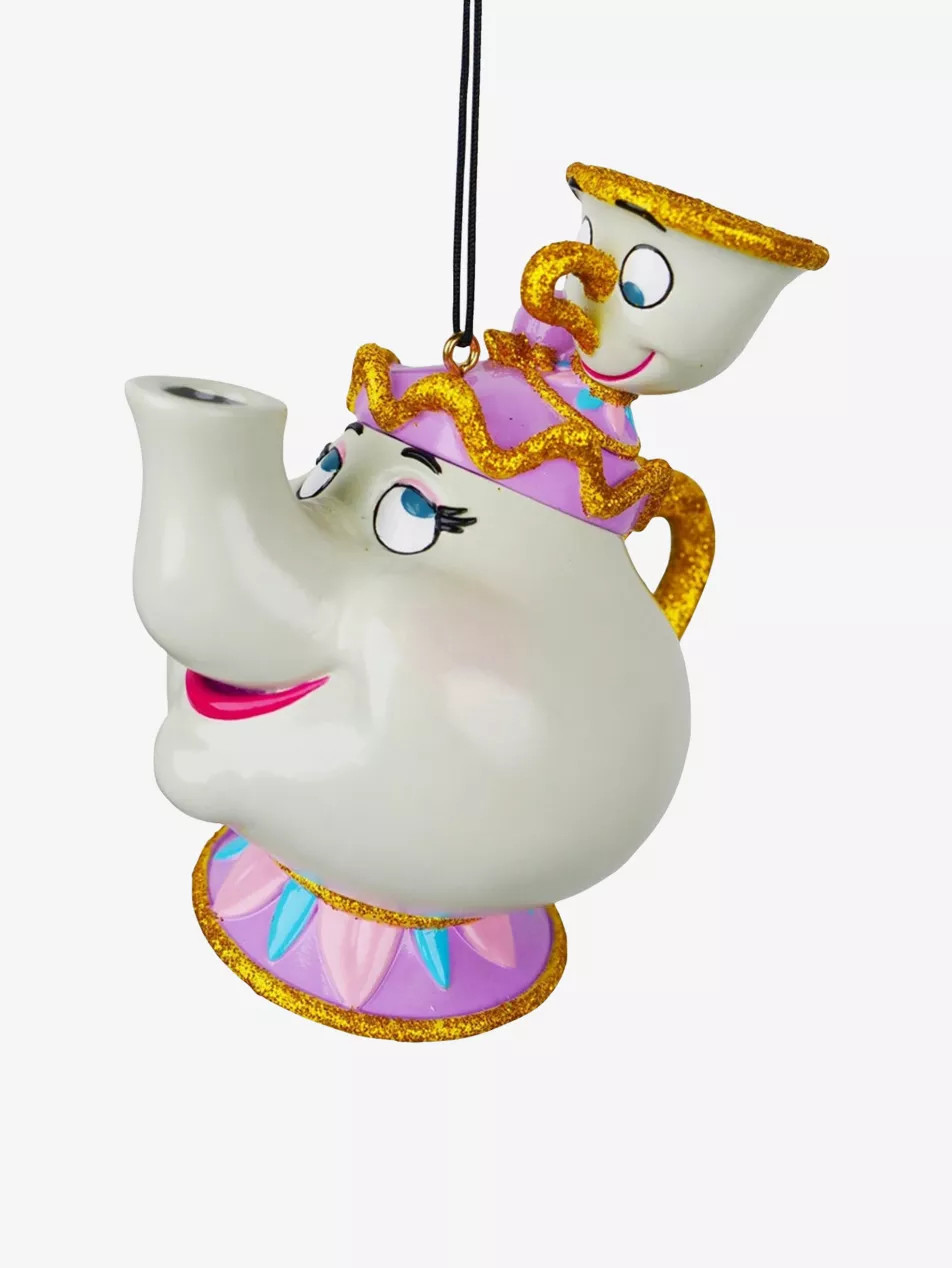Mrs Potts 3D Resin Christmas Ornament | Selfridges