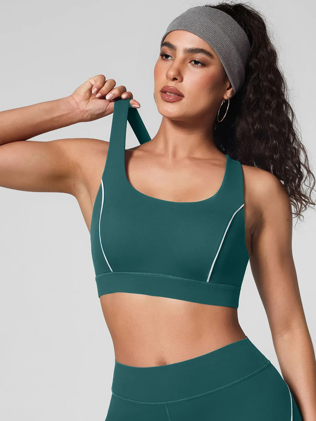 Wide Strap Yoga-Friendly Sports Bra | Brxl