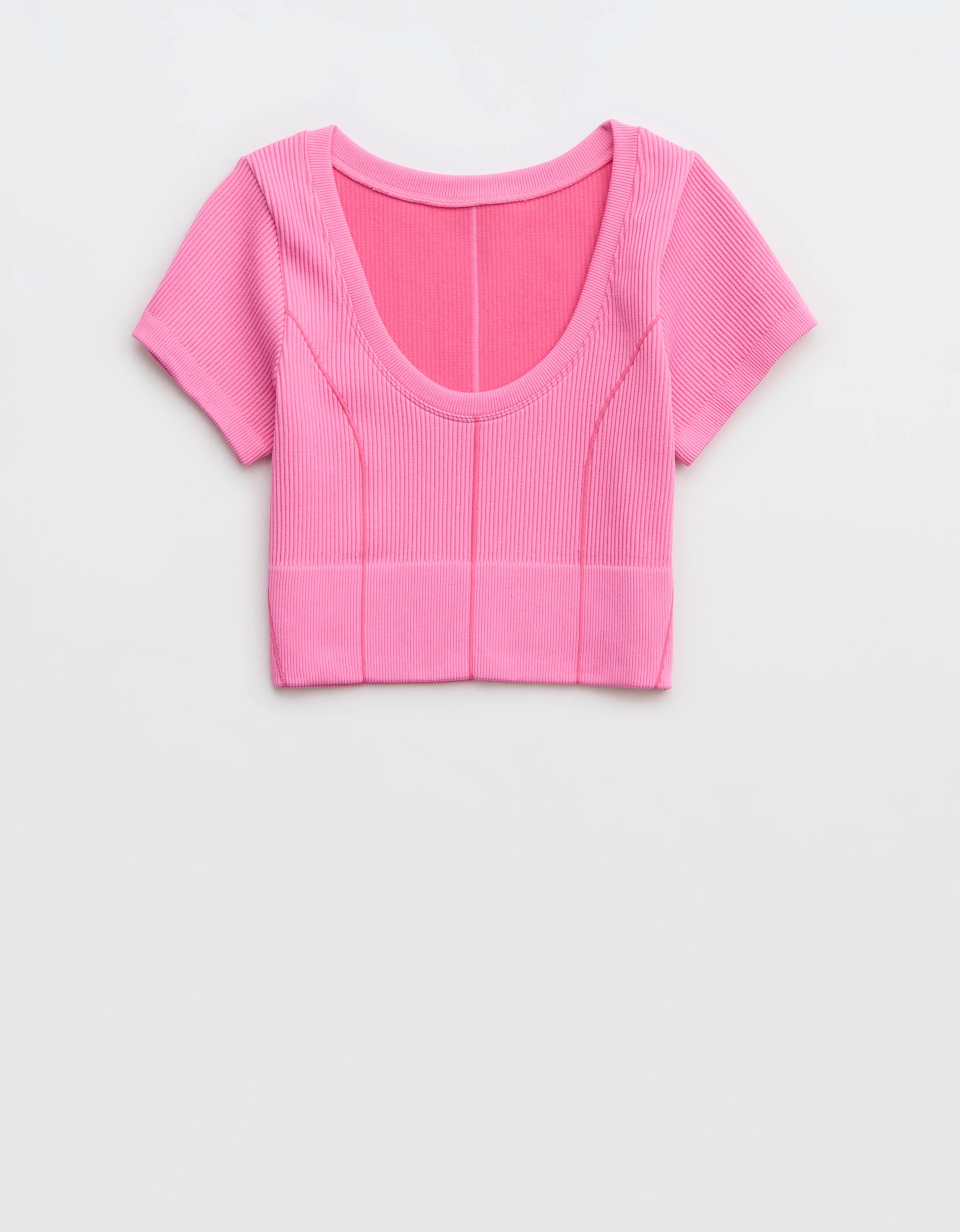OFFLINE By Aerie Seamless Corset T-Shirt | Aerie