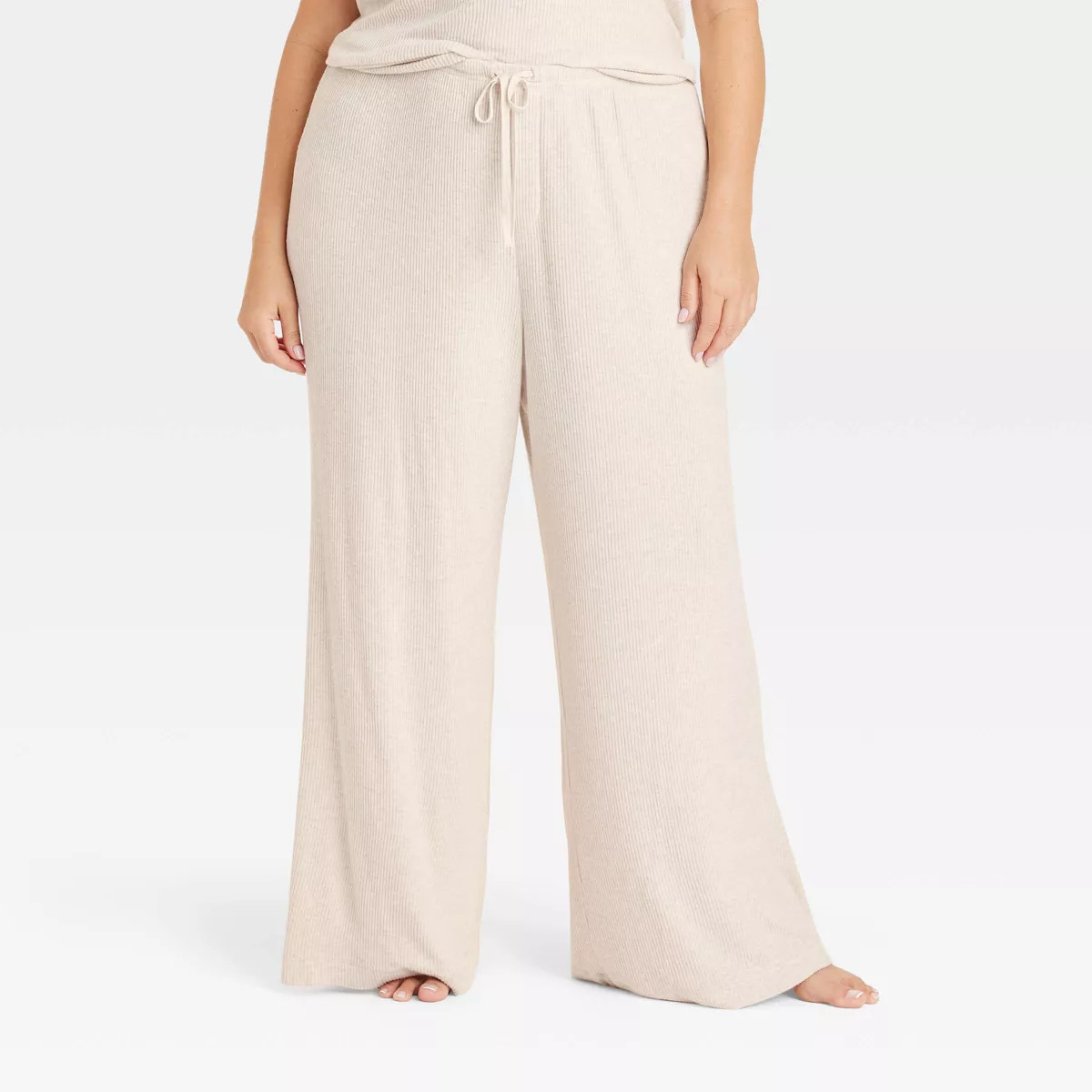 Women's Cozy Ribbed Wide Leg Pants - Auden™ | Target