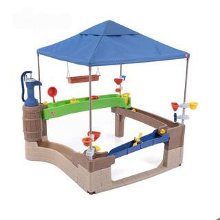 Pump and Splash Shady Oasis Kids Water Play with Shade Canopy | The Home Depot