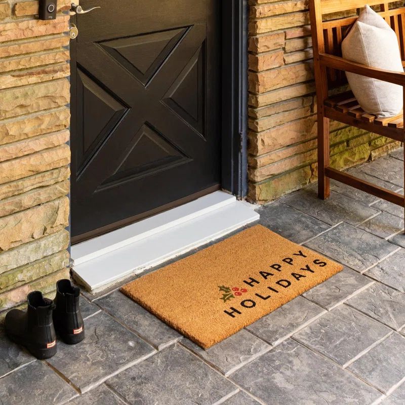 Non-Slip Christmas Outdoor Doormat | Wayfair North America