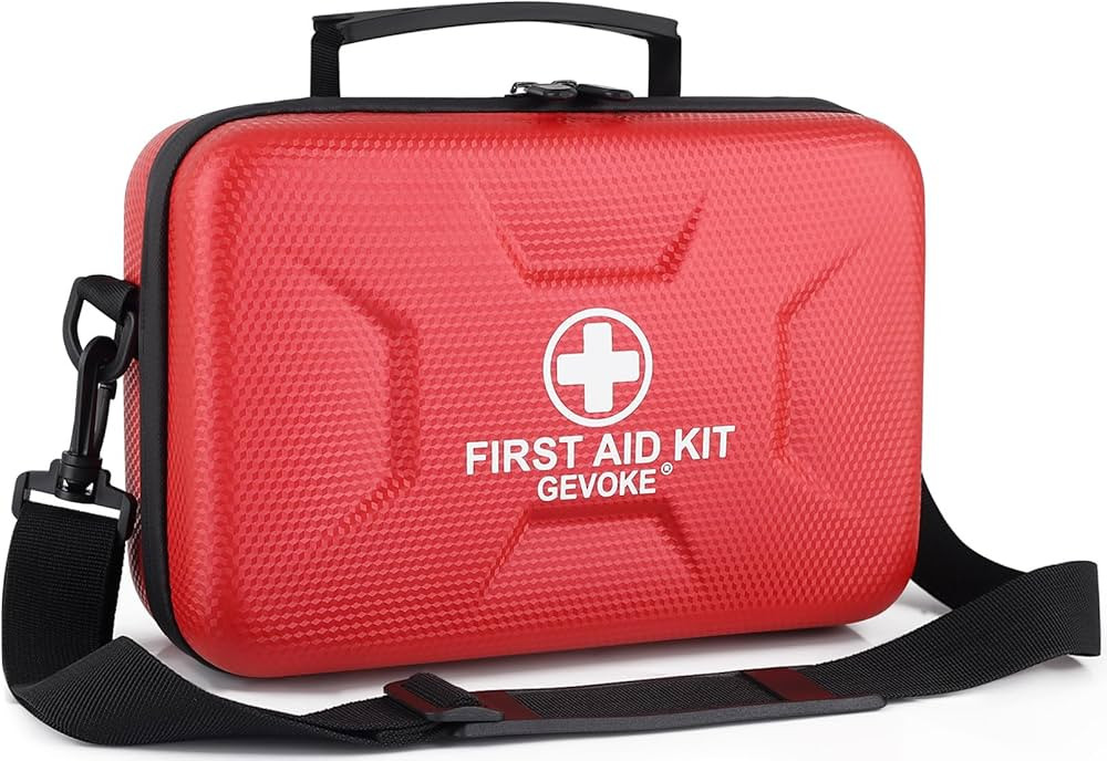 410 Piece Waterproof Hard Shell First Aid Kit for Home, Car, Travel, Camping, Truck, Hiking, Spor... | Amazon (US)