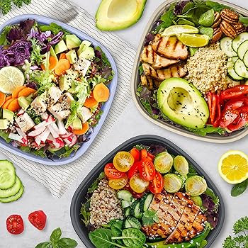 Bentgo® Prep - 1-Compartment Bowls with Custom Fit Lids - Reusable, Microwaveable, Durable BPA-F... | Amazon (US)