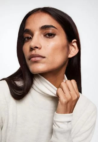 Suéter Tricot Mango Liso Off-White | Dafiti (BR)