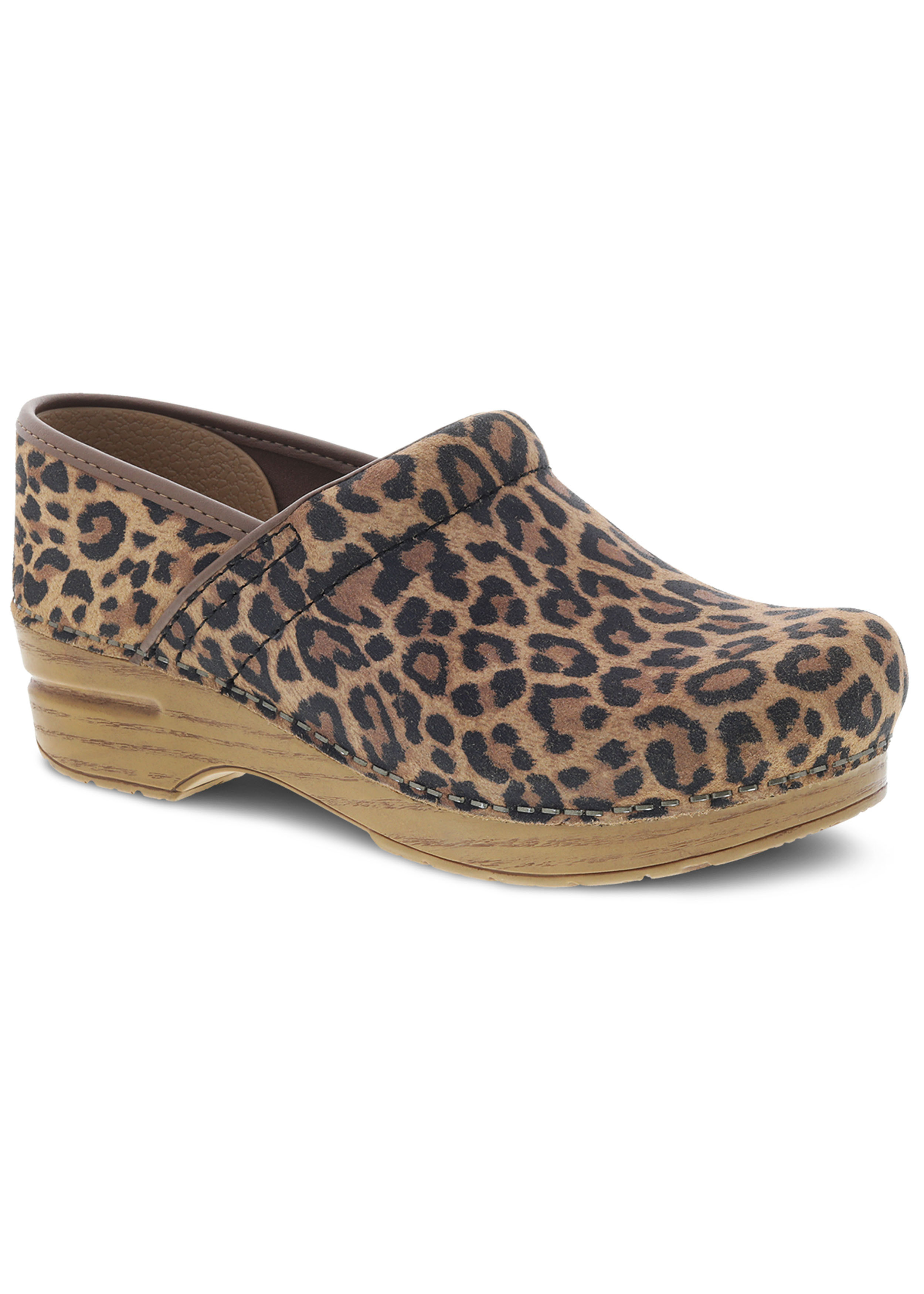 Leopard Suede Nursing Clog | Scrubs & Beyond